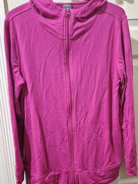 Joe FRESH Active Fuchsia Full-Zip Hoodie
